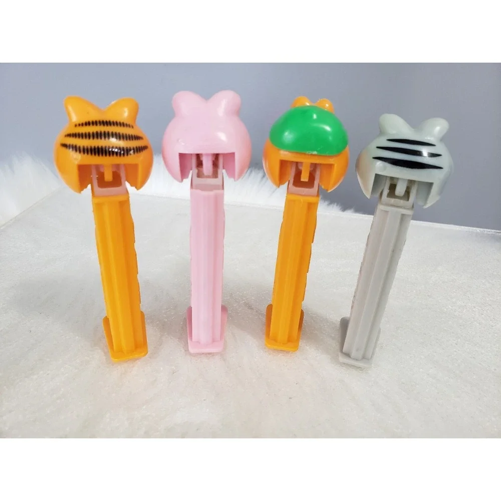 Lot 4 PEZ Variety Garfield The‎ Cat Dispenser